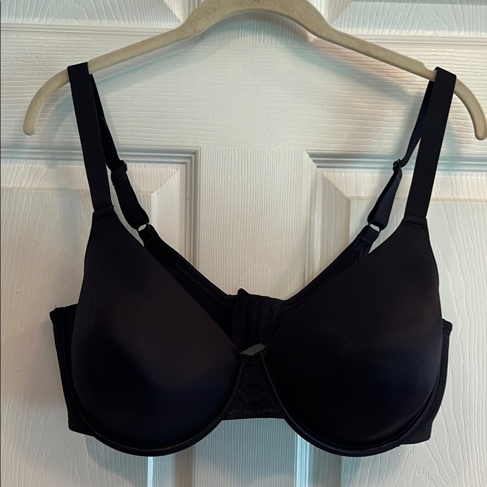 Vanity Fair Black Full Coverage Bra with Underwire